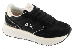 Buty sportowe Sneakersy damskie, Big Ally. Czarne buty treningowe SUN68, bez wzorów, z materiału, przed kostkę, bez zapięcia, trekkingowe. Za 499.99 zł.