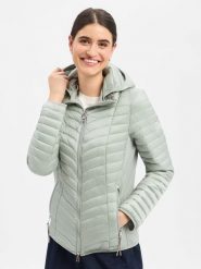 Lebek kurtka funkcjonalna Kobiety zielony, 42. Zielone kurtki Lebek, bez wzorów, z syntetyku, eleganckie, bez kaptura. Za 429.95 zł.