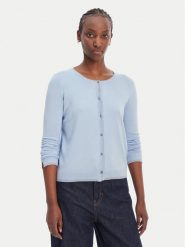 Liu Jo Kardigan WA6280 MS49I Niebieski Regular Fit. Niebieskie swetry Liu Jo, xl, bez wzorów, z wiskozy, bez ramiączek. Za 429.99 zł.