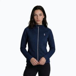 Bluza damska Aulp Simix Jacquard Navy. Niebieskie bluzy bez kaptura Aulp, m, bez wzorów, z materiału, bez kaptura, narciarskie. Za 259.99 zł.