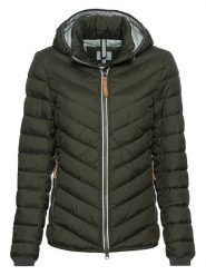 Camel Active Kurtka pikowana w kolorze ciemnozielonym rozmiar: 48. Zielone kurtki Camel Active, bez wzorów, bez kaptura. Za 392.52 zł.