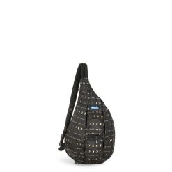 Plecak miejski Kavu Rope Bag - lunar row. Czarne plecaki KAVU, bez wzorów, bez dodatków. Za 188.99 zł.