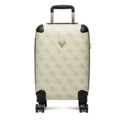 Walizka kabinowa Guess. Brązowe walizki Guess. Za 829.99 zł.