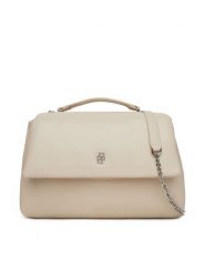 Badura Torebka RC19672 Beżowy. Brązowe torebki klasyczne Badura, bez wzorów, z materiału, bez dodatków. Za 249.99 zł.