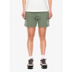 Spodenki damskie CMP Glimpse Bermuda. Zielone szorty CMP, bez wzorów, sportowe. Za 296.99 zł.