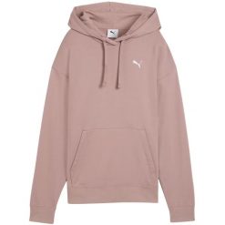 Bluza damska Puma ESS Comfort Hoodie TR. Czerwone bluzy Puma, l, bez wzorów, z bawełny, klasyczne, bez ramiączek, z kapturem. Za 164.99 zł.
