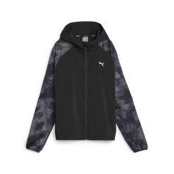 Kurtka do biegania damska PUMA Run AOP Favorite Woven Jacket. Białe kurtki do biegania Puma, l, bez wzorów, z materiału, bez kaptura, do biegania. Za 199.99 zł.