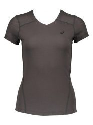 Asics Koszulka sportowa w kolorze antracytowym rozmiar: M. Czarne t-shirty sportowe ASICS, m, bez wzorów, z materiału, bez ramiączek, outdoorowe. Za 57.47 zł.