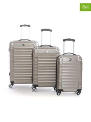 Geographical Norway 3-częściowy zestaw "Sourcing" w kolorze złotym rozmiar: onesize. Brązowe walizki Geographical Norway. Za 404.99 zł.