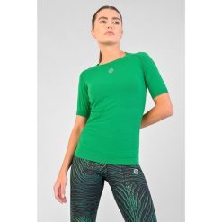 Koszulka z krótkim rękawem do biegania Damska Nessi Sportswear Ultra Oddychająca. Zielone t-shirty sportowe NESSI SPORTSWEAR, l, bez wzorów, bez ramiączek, do biegania. Za 299.00 zł.