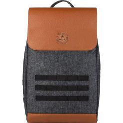 Cabaia plecak City kolor szary duży gładki. Szare plecaki Cabaia, bez wzorów, do ręki, bez dodatków. Za 399.99 zł.