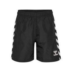 Dziecięce szorty bermudzkie Hummel Playful. Czarne szorty Hummel, bez wzorów, sportowe. Za 189.00 zł.