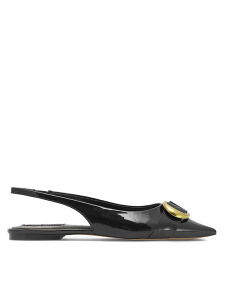Nine West Baleriny WFA2551-1 Czarny. Czarne baleriny Nine West, bez wzorów, ze skóry, bez obcasa, bez zapięcia. Za 119.99 zł.
