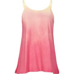 Top w cieniowanym kolorze. Białe topy bonprix, bez wzorów, eleganckie, bez kołnierzyka, bez ramiączek. Za 54.99 zł.