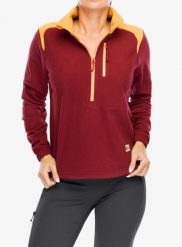 Bluza polarowa damska Fjallraven Vardag Lite Fleece. Czerwone bluzy z kapturem Fjällräven, na lato, m, bez wzorów, z materiału, bez kaptura. Za 552.95 zł.