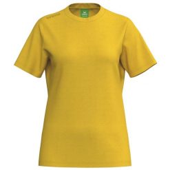 T-shirt Erima Ts w kolorze żółtym. Żółte t-shirty Erima, bez wzorów, z bawełny, klasyczne, bez kołnierzyka, bez ramiączek. Za 155.00 zł.