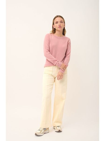 Just Cashmere Kaszmirowy sweter "Jane" w kolorze jasnoróżowym rozmiar: L. Różowe swetry Just Cashmere, l, bez wzorów, z kaszmiru, bez ramiączek. Za 323.50 zł.
