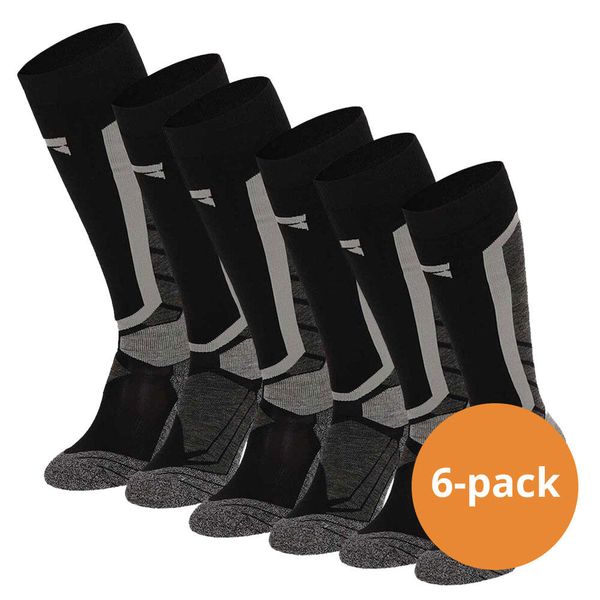 Skarpety snowboardowe Xtreme, 6 par, Multi Czarny. Czarne skarpetki XTREME SOCKSWEAR, bez wzorów. Za 499.99 zł.