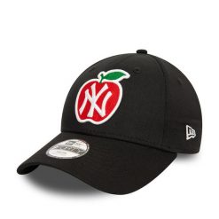 Czapka z daszkiem New Era. Czarne czapki z daszkiem New Era, bez wzorów. Za 89.99 zł.