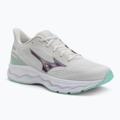 Buty do biegania damskie Mizuno Wave Serene 2 snow. Białe buty do biegania Mizuno, bez wzorów, bez zapięcia, do biegania, mizuno wave. Za 449.99 zł.