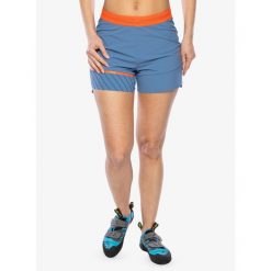 Spodenki wspinaczkowe damskie La Sportiva Comp Short. Niebieskie szorty La Sportiva, bez wzorów. Za 287.99 zł.