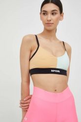 Rip Curl biustonosz sportowy mirage run swim surf kolor turkusowy gładki. Niebieskie biustonosze sportowe Rip Curl, bez wzorów, z materiału, na jogę i pilates. W wyprzedaży za 114.99 zł.