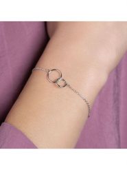 L'atelier précieux Srebrna bransoletka z elementem ozdobnym rozmiar: onesize. Szare bransoletki l'Atelier precieux, srebrne. Za 117.99 zł.