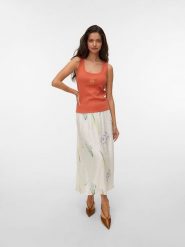 Vero Moda Spódnica w kolorze kremowym rozmiar: S. Brązowe spódnice Vero Moda, s, bez wzorów, maxi. Za 127.35 zł.