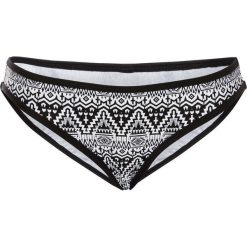 Figi bikini bonprix czarno-biały z nadrukiem. Bikini marki bonprix. Za 21.99 zł.