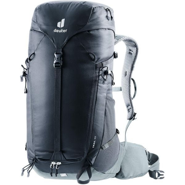 Plecak turystyczny Deuter Trail 30 - blk/shale. Czarne plecaki Deuter, bez wzorów, bez dodatków. Za 571.49 zł.