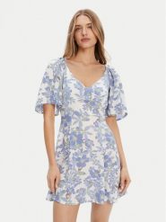 Roxy Sukienka letnia Mercado Mini Crepe ERJWD03868 Biały Regular Fit. Białe sukienki Roxy, xs, bez wzorów, z wiskozy, bez kołnierzyka, bez ramiączek, mini. Za 189.99 zł.
