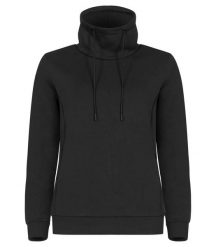 Clique Hobart Women Bluza z wysokim kołnierzem z tkaniny air-layer, czarna –. Czarne bluzy bez kaptura CLIQUE, xs, bez wzorów, z elastanu, bez kaptura. Za 188.92 zł.