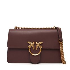 Torebka PINKO. Brązowe kopertówki Pinko, bez wzorów, wizytowe, bez dodatków. Za 1,379.00 zł.