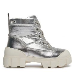 Śniegowce Caprice. Szare śniegowce Caprice, bez wzorów, bez zapięcia. Za 499.99 zł.