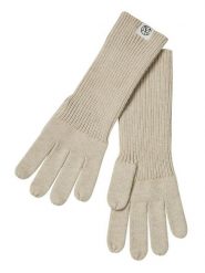 MOSS COPENHAGEN Rękawiczki "Galine Rachelle" w kolorze beżowym rozmiar: onesize. Brązowe rękawiczki Moss Copenhagen, bez wzorów, z materiału, klasyczne. Za 78.84 zł.
