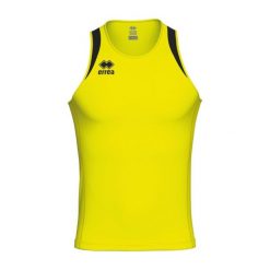 Tank top Errea Starter. Czarne topy ERREA, bez wzorów, sportowe, bez kołnierzyka, bez ramiączek. Za 237.00 zł.