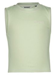 RAIZZED® Top "London" w kolorze zielonym rozmiar: 128. Zielone topy bez wzorów, prążkowane, bez kołnierzyka, bez ramiączek. Za 30.99 zł.