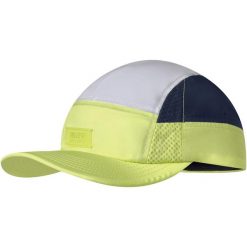Czapka z daszkiem BUFF 5 PANEL GO CAP DOMUS. Żółte czapki z daszkiem Buff, bez wzorów, sportowe. W wyprzedaży za 127.43 zł.