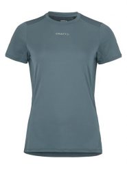 Craft Koszulka sportowa "Adv Essence" w kolorze szaroniebieskim rozmiar: XS. Niebieskie t-shirty sportowe Craft, xs, bez wzorów, bez ramiączek, outdoorowe. Za 68.95 zł.