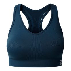 Biustonosz Sportowy React Dla Kobiet. Niebieskie biustonosze sportowe Dare 2b, bez wzorów. Za 107.99 zł.