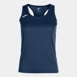 Tank top do biegania damski Joma Siena II. Niebieskie topy Joma, xs, bez wzorów, sportowe, bez kołnierzyka, bez ramiączek. Za 26.99 zł.