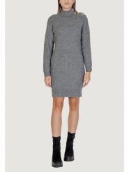 Morgan Sukienka dzianinowa 242-RMSTORI Szary Loose Fit. Szare sukienki Morgan, s, bez wzorów, z dzianiny, bez kołnierzyka, bez ramiączek. Za 259.99 zł.