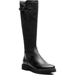 Oficerki SAGAN - 3258 Czarny Nubuk/Czarne Lico. Czarne kozaki Sagan, z nubiku. Za 439.00 zł.
