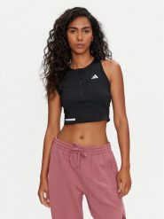 Adidas Koszulka techniczna Ultimate IT3458 Czarny Slim Fit. Czarne t-shirty sportowe adidas, l, bez wzorów, z syntetyku, bez ramiączek, do biegania. Za 129.99 zł.