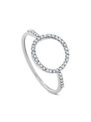 OR Carats Złoty pierścionek z topazami rozmiar: 56. Szare pierścionki OR Carats, z topazem, złote. Za 608.99 zł.