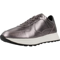 Buty GEOX D AMABEL Szary. Szare buty trekkingowe Geox, ze skóry, bez zapięcia. Za 411.99 zł.