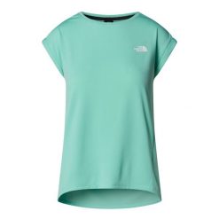 Koszulka The North Face Tanken. Niebieskie t-shirty sportowe The North Face, s, bez wzorów, bez ramiączek. Za 121.99 zł.
