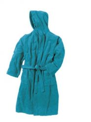 Szlafrok z kapturem Beco petrol unisex. Szlafroki damskie BECO, m, bez wzorów, z tkaniny, bez ramiączek, długie. Za 375.99 zł.