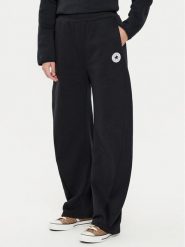 Converse Spodnie dresowe Retro Banana 10027565-A01 Czarny Loose Fit. Czarne spodnie dresowe Converse, bez wzorów, z bawełny. Za 209.99 zł.