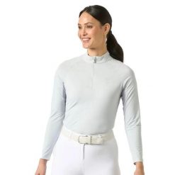 Damska bielizna termoaktywna z długim rękawem PS of Sweden Evelina Crystal. Niebieskia bielizna termoaktywna damska PS OF SWEDEN, bez wzorów, bez ramiączek. Za 389.00 zł.